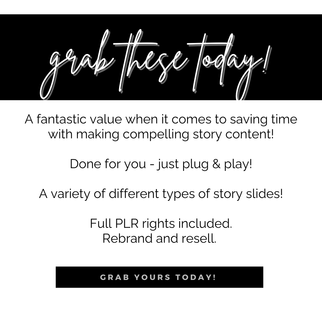 30 Editable Story Slide Templates