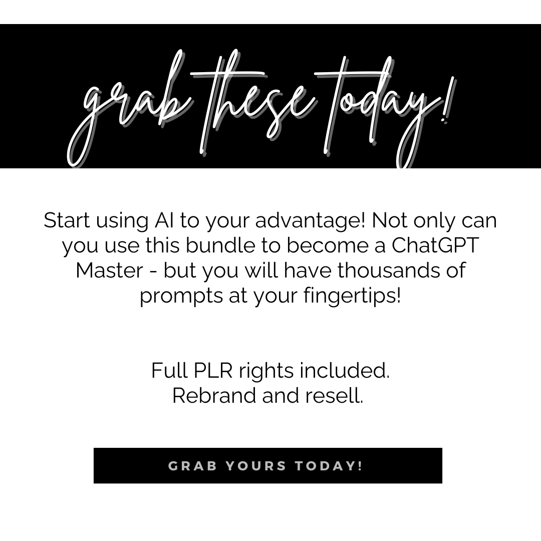 AI / ChatGPT Bundle