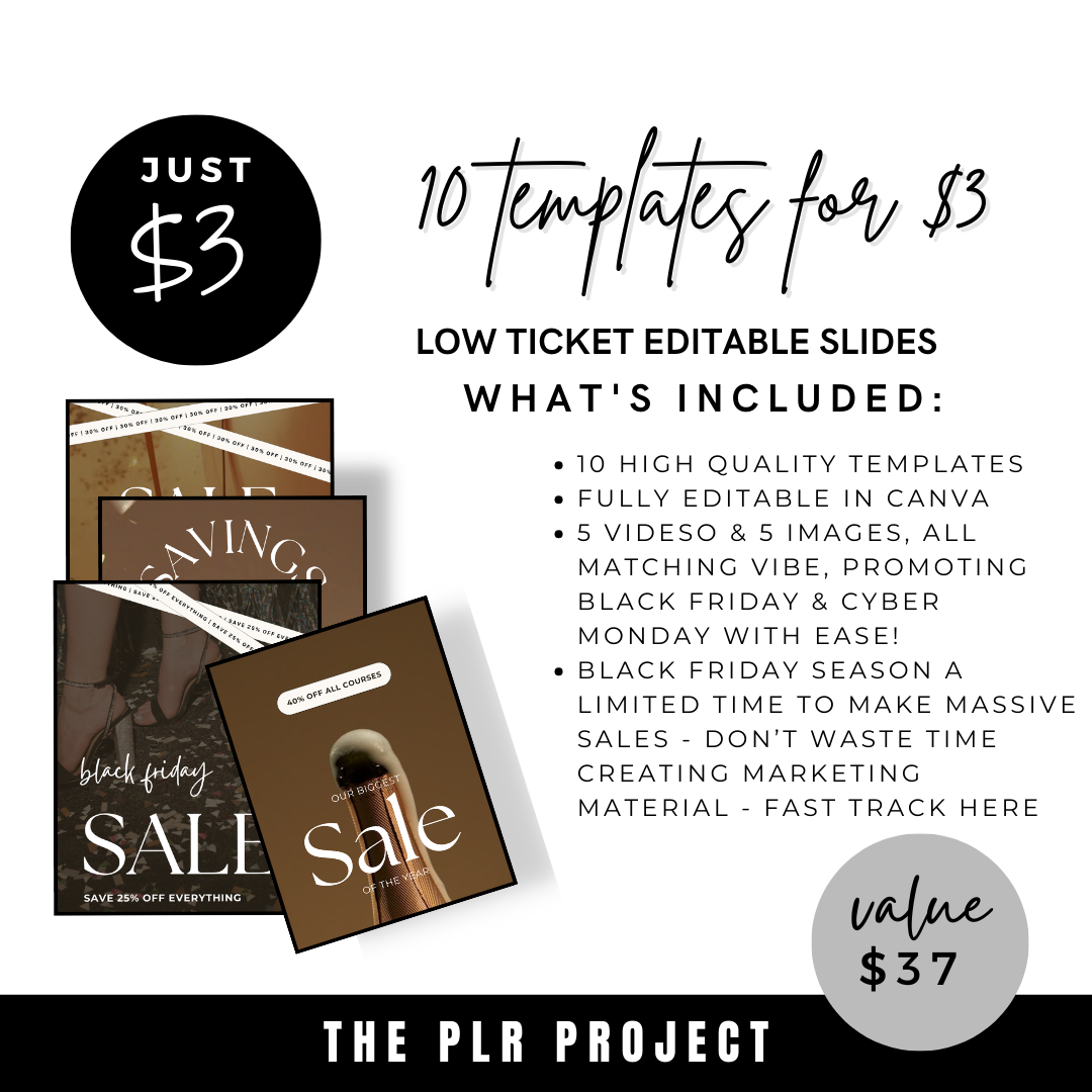 Black Friday Templates