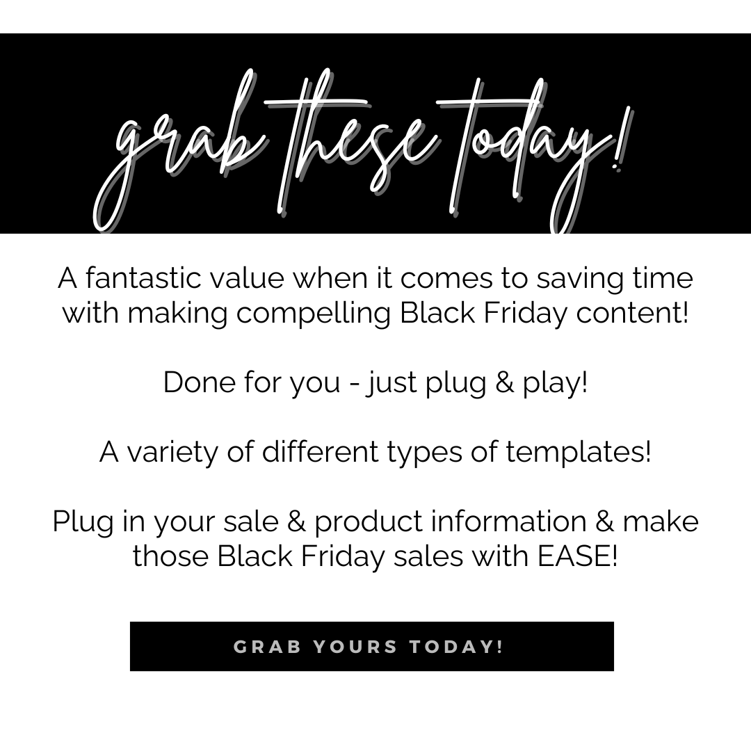 Black Friday Templates