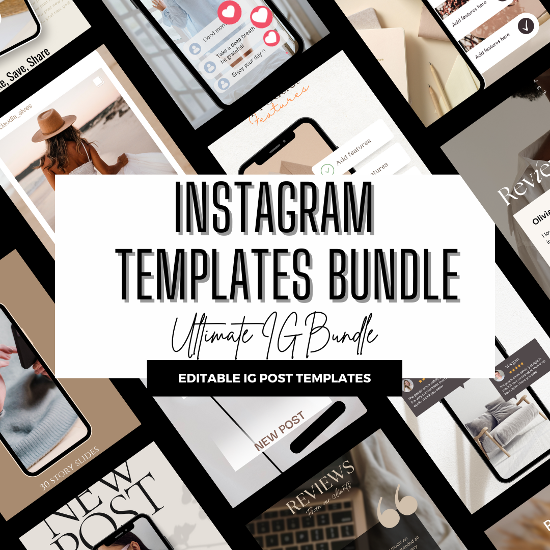 700 Instagram Templates Bundle