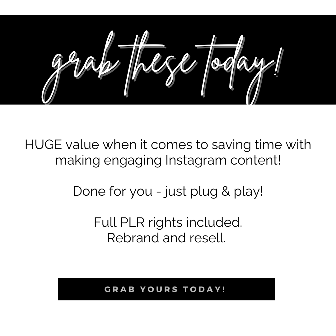 Instagram Content Bundle