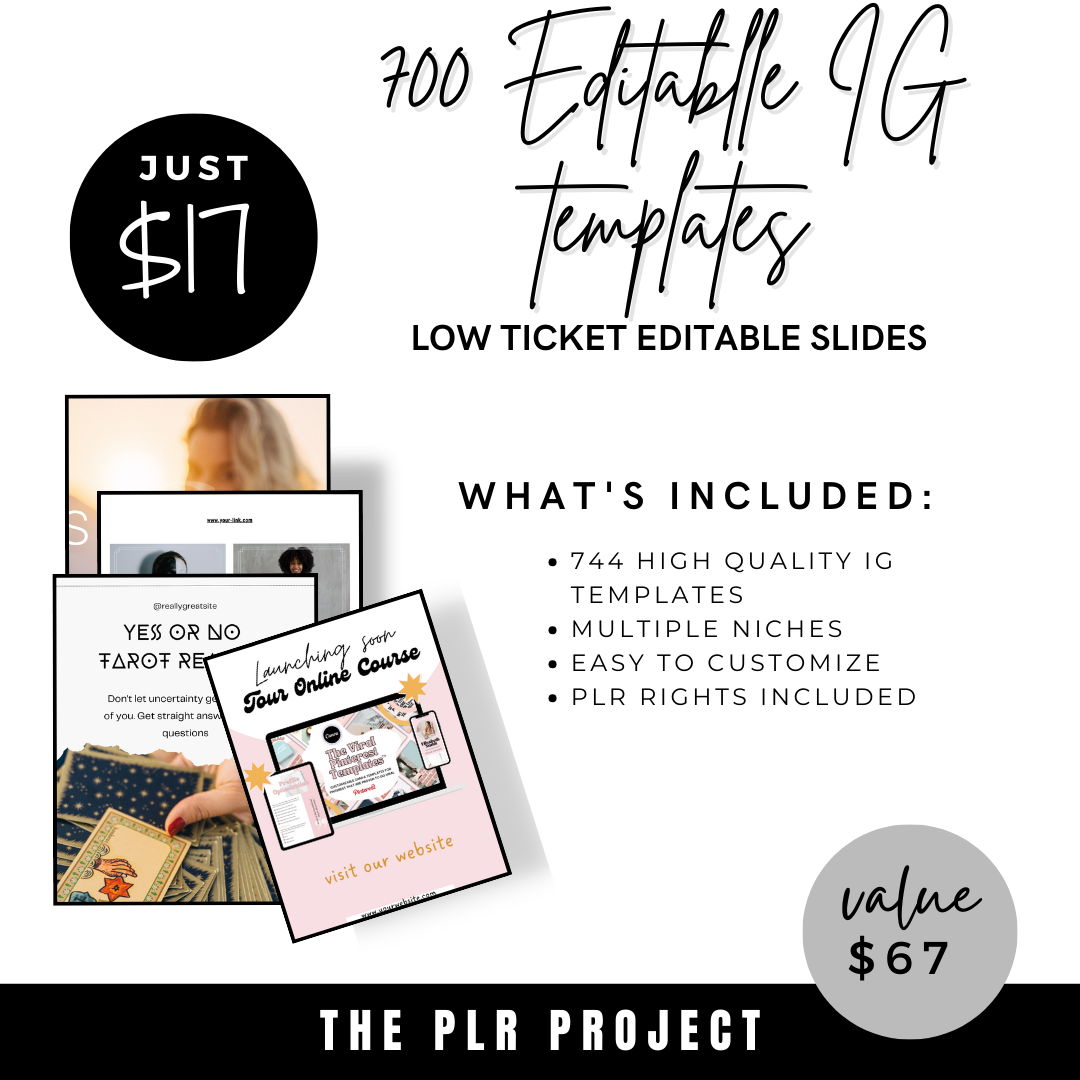 700 Instagram Templates Bundle