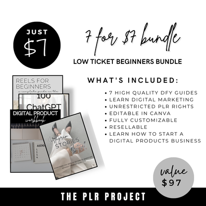 7 Products for $7 Bundle