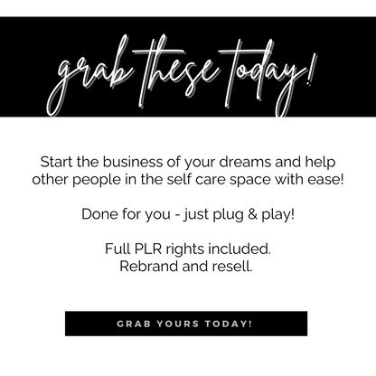 Self Care Bundle