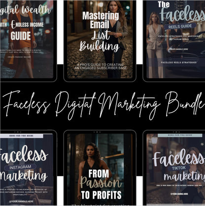 Faceless Digital Marketing Bundle